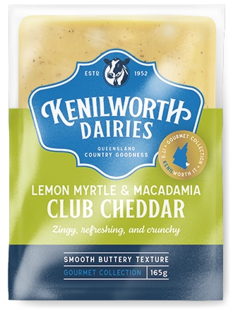 Lemon Myrtle & Macadamia Club Cheddar