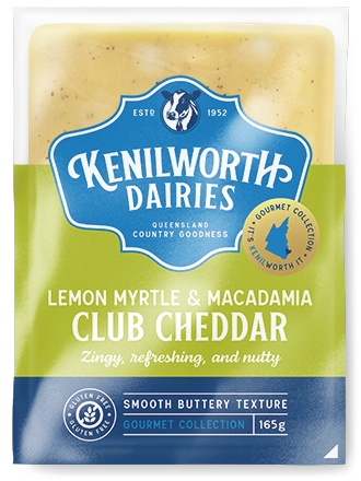 Lemon Myrtle & Macadamia Club Cheddar
