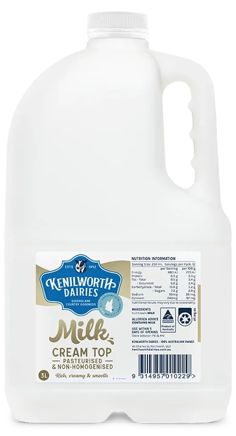 Decorative picture of Cream top milk