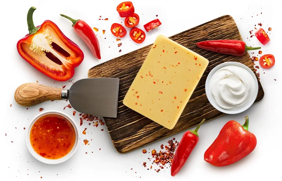 Decorative picture of Sweet Chilli, Sour Cream & Bell Pepper Club Cheddar