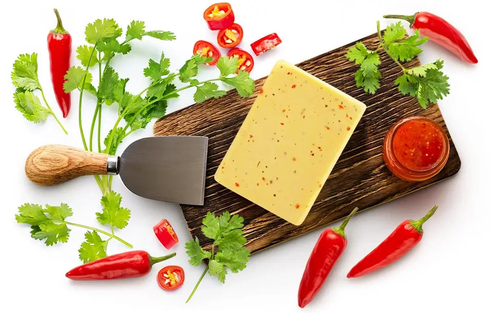 Decorative picture of Sweet Chilli & Coriander Club Cheddar